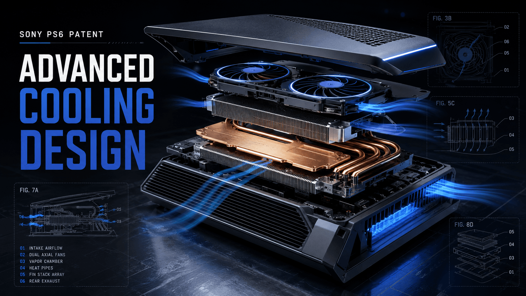 Sony PS6 Patent Unveils Advanced Cooling Design