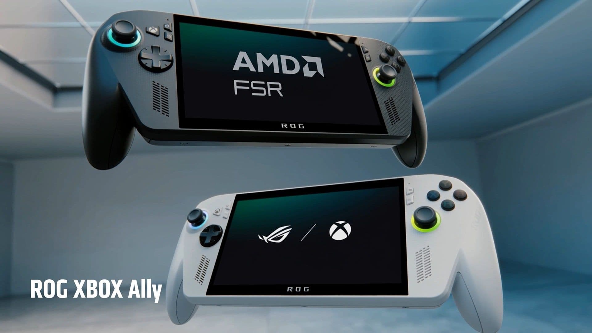 ROG Xbox Ally handhelds in AMD's official FSR 4.1 announcement