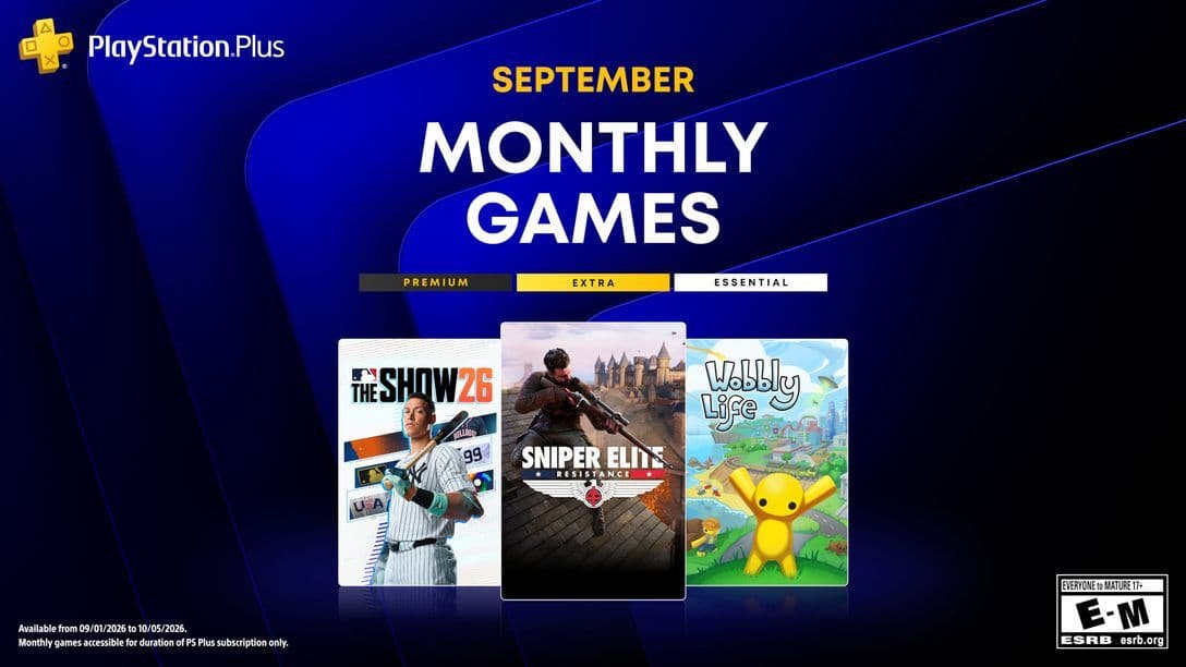 PS Plus September 2026 Games Are Live on PS5 Today